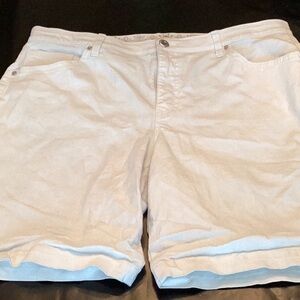 Faded Glory Men's Flat Front Shorts - Cream